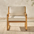 Sillón moderno de madera maciza para exterior Prenton