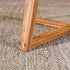 Mesa de comedor redonda para patio con tablero de listones moderno Prenton