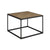 Mesa de centro cuadrada de 25" de parquet