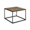 Mesa de centro cuadrada de 25" de parquet
