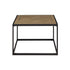 Mesa de centro cuadrada de 25" de parquet