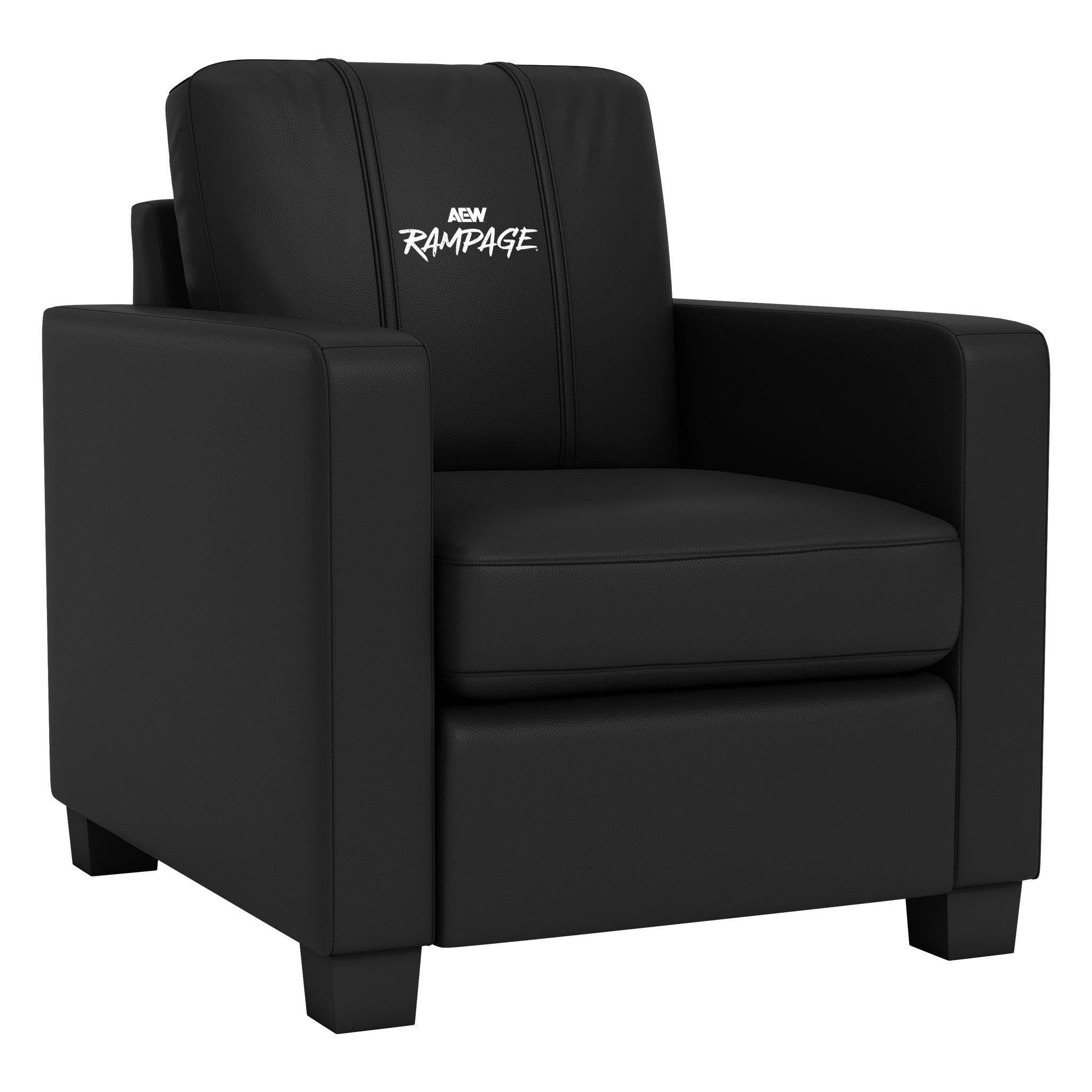 Silla de club fija Dyno con el logotipo de All Elite Wrestling Rampage
