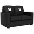 Loveseat plateado con el logotipo secundario de los Spartans de Michigan State