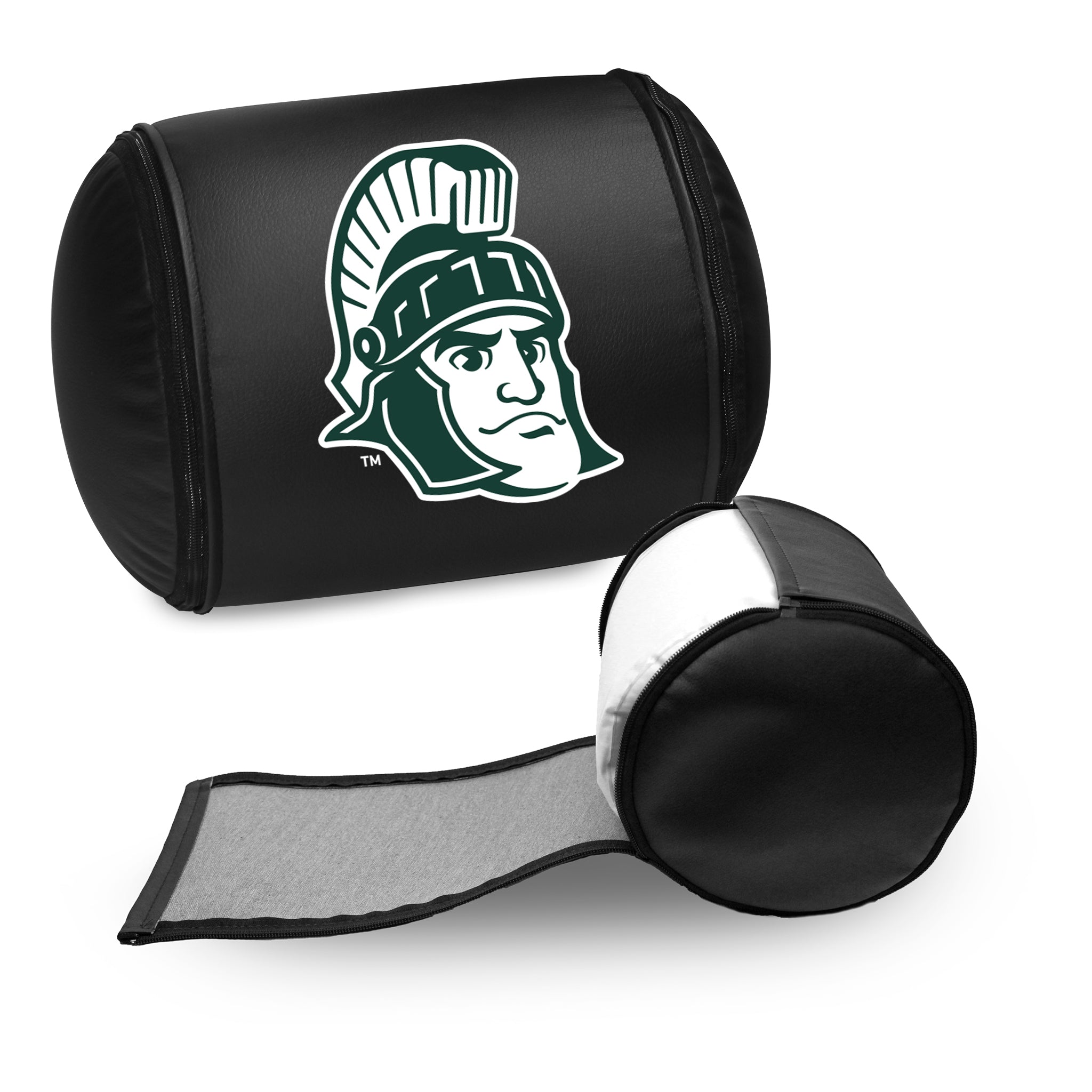 Panel del logotipo de la fiesta de los Spartans de Michigan State