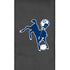 Sofá plateado con el logotipo clásico de los Indianapolis Colts