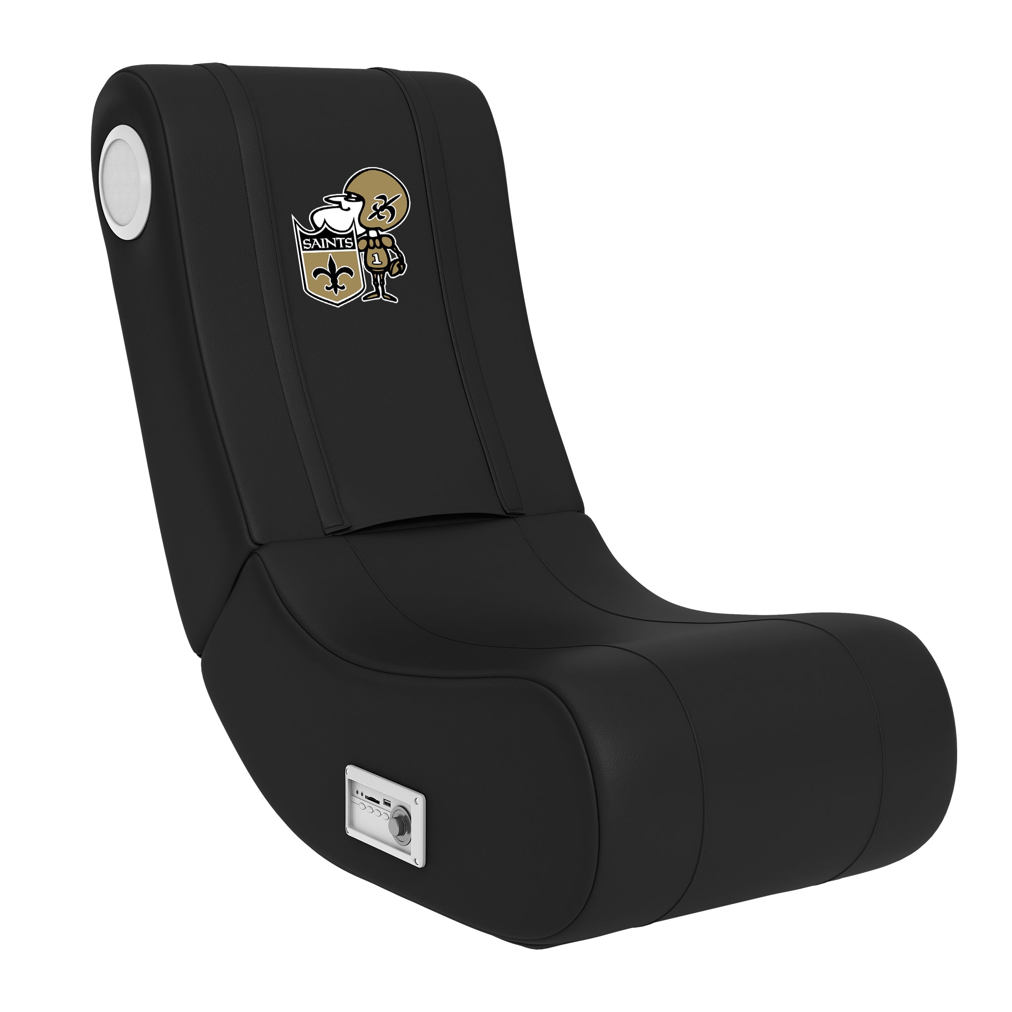 Game Rocker 100 con el logotipo clásico de los New Orleans Saints