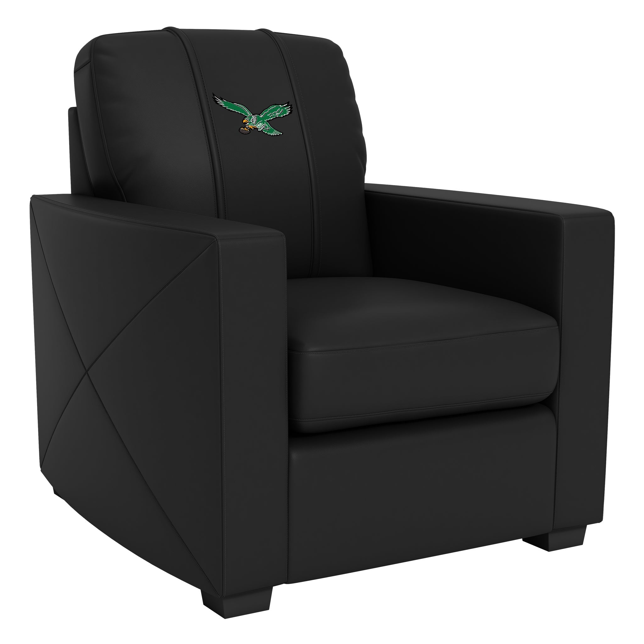 Sillón Club Plateado con el Logotipo Clásico de los Philadelphia Eagles