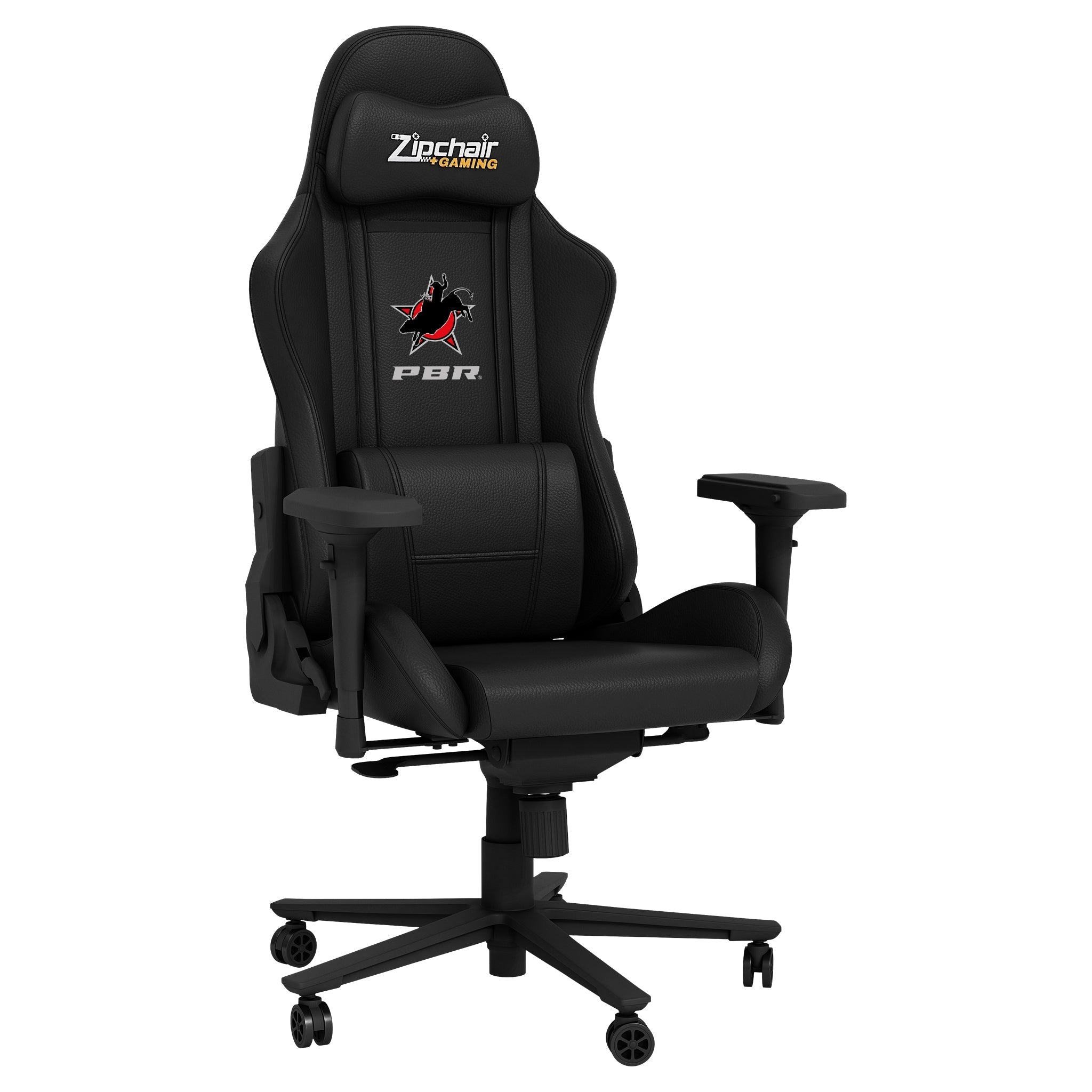 Silla gaming Xpression Pro con el logotipo de la estrella profesional de Bull Riders
