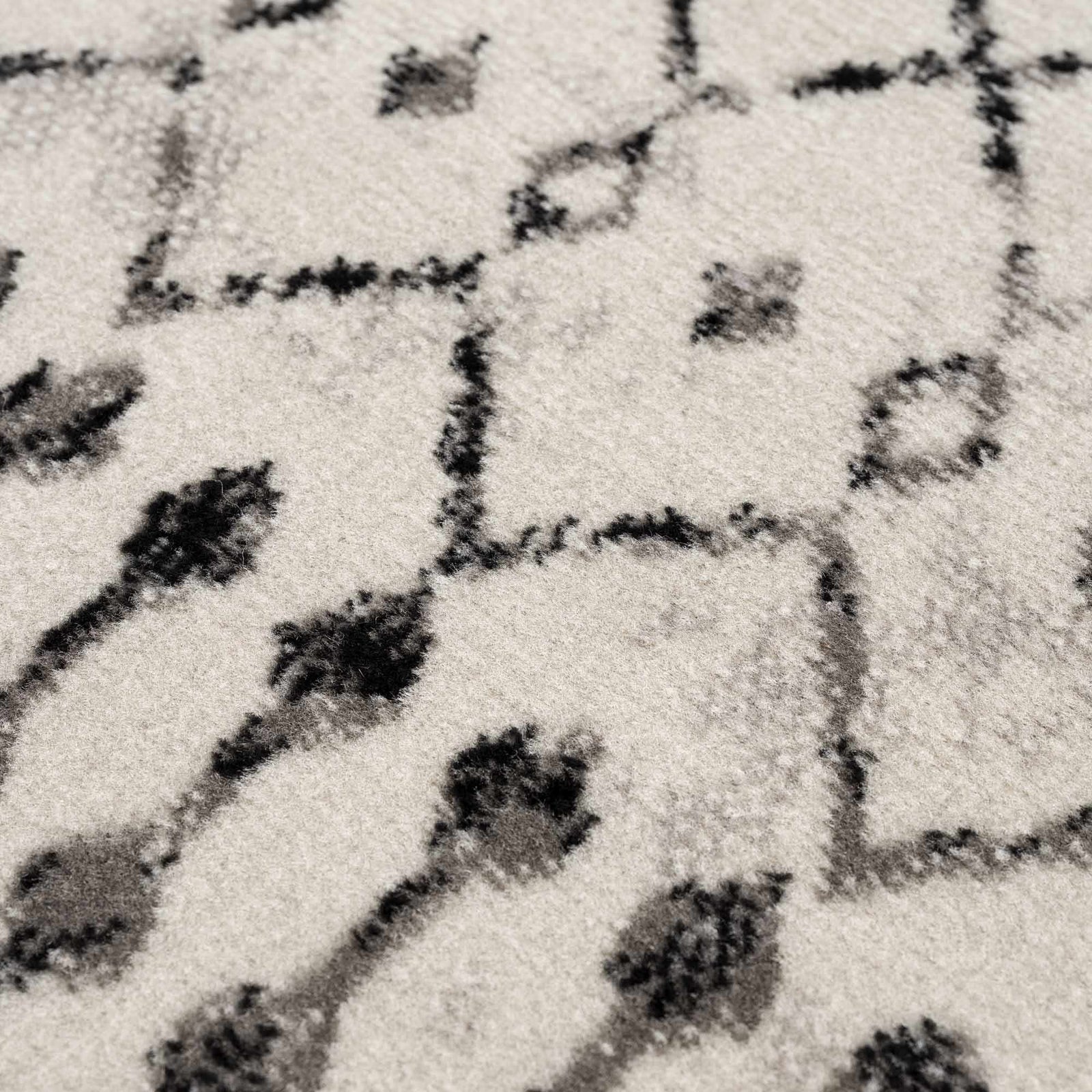 Alfombra marroquí escandinava con enrejado