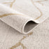 Alfombra Azzan color crema y dorado - Liquidación