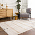 Alfombra Deja color crema y dorado - Liquidación