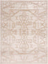 Alfombra Divya color crema y dorado - Liquidación