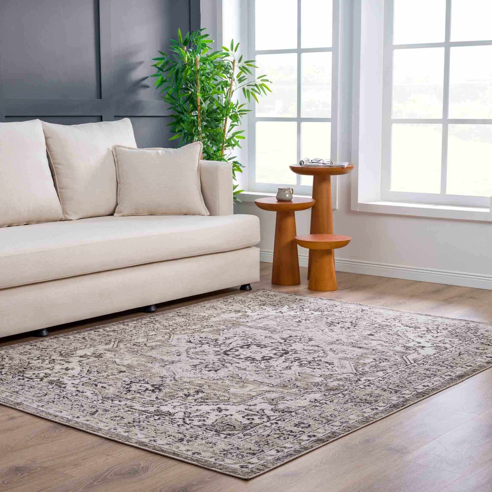 Alfombra beige Albie - Ofertas especiales