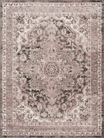 Alfombra Albie en color carbón y beige - Ofertas especiales