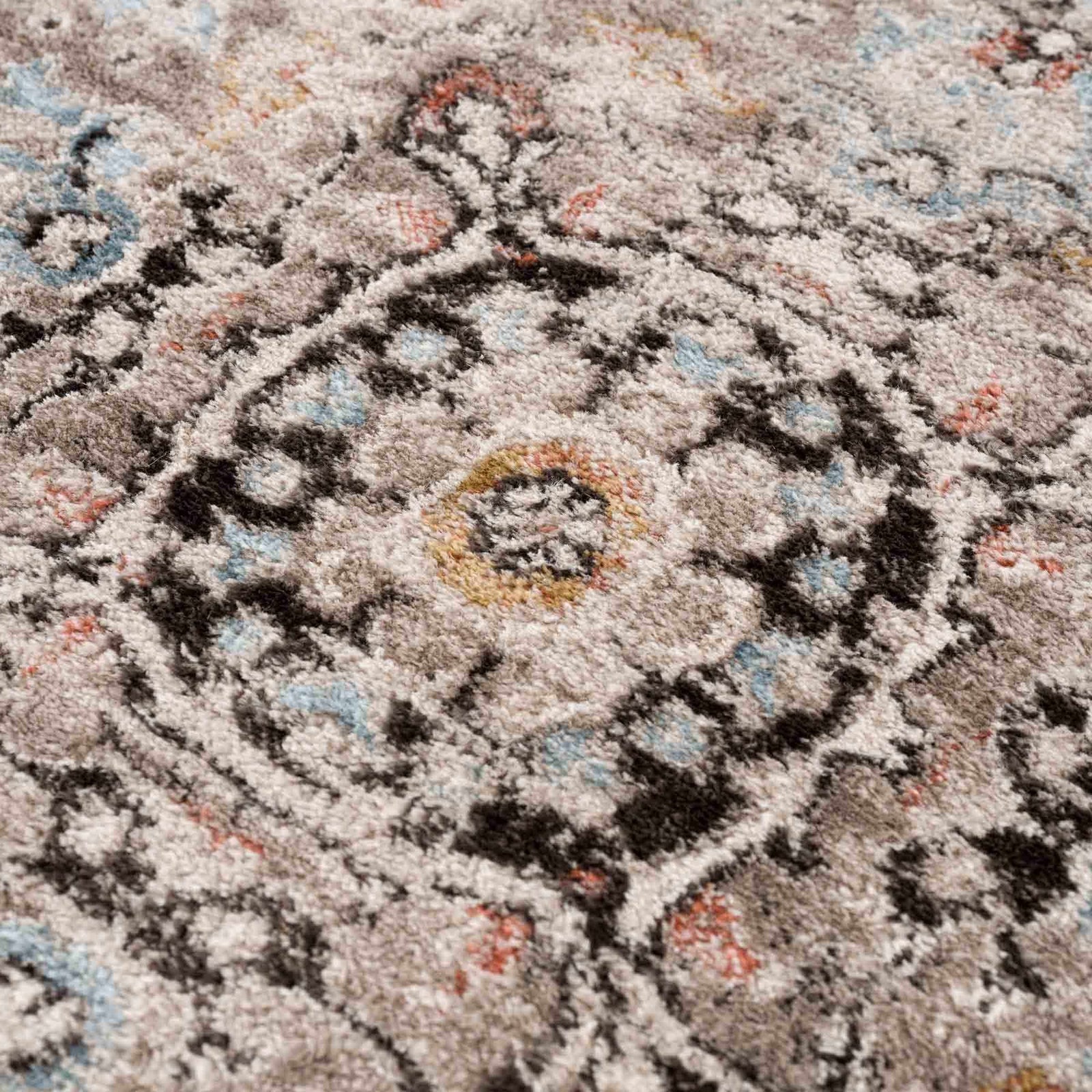Alfombra dorada y beige Albie - Ofertas especiales
