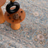 Alfombra Anana en tonos azul plateado y beige - Oferta