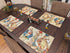 DaDa Bedding Set of 4-Pieces Dancing Women African Kwanzaa Tapestry Dining Table Placemats 13” x 19” (18117)