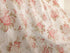 DaDa Bedding Set of 2-Pieces Hint of Mint Dainty Floral Pink Roses Cottage Sheer Window Panel Curtains (JHW3036)