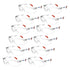Panoramic Safety Glasses with Side Shields for High Impact Protection