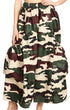 Pantalones culotte de pierna ancha con estampado africano Ankara para mujer de Sakkas Duru, cintura elástica