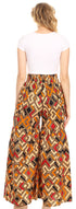 Pantalones palazzo de pierna ancha acampanados con bolsillos de estilo africano Ankara para mujer de Sakkas Esme