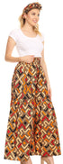 Pantalones palazzo de pierna ancha acampanados con bolsillos de estilo africano Ankara para mujer de Sakkas Esme