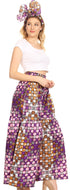 Pantalones palazzo de pierna ancha acampanados con bolsillos de estilo africano Ankara para mujer de Sakkas Esme