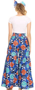 Pantalones palazzo de pierna ancha acampanados con bolsillos de estilo africano Ankara para mujer de Sakkas Esme