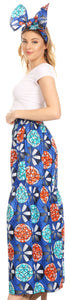 Pantalones palazzo de pierna ancha acampanados con bolsillos de estilo africano Ankara para mujer de Sakkas Esme
