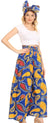 Pantalones palazzo de pierna ancha acampanados con bolsillos de estilo africano Ankara para mujer de Sakkas Esme