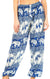 Pantalones de yoga Sakkas Akilla con estampado de elefante para mujer, cintura elástica y bolsillo
