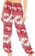 Pantalones de yoga Sakkas Akilla con estampado de elefante para mujer, cintura elástica y bolsillo