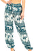 Pantalones de yoga Sakkas Akilla con estampado de elefante para mujer, cintura elástica y bolsillo