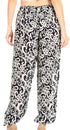 Pantalones de yoga Sakkas Akilla con estampado de elefante para mujer, cintura elástica y bolsillo