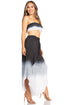 Conjunto de top de tubo bandeau y pantalón gaucho de pierna ancha para mujer de Sakkas Vanessa Palazzo Boho