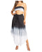 Conjunto de top de tubo bandeau y pantalón gaucho de pierna ancha para mujer de Sakkas Vanessa Palazzo Boho