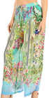 Pantalones palazzo acampanados de pierna ancha con estampado floral estilo bohemio e informal para mujer de Sakkas Anie
