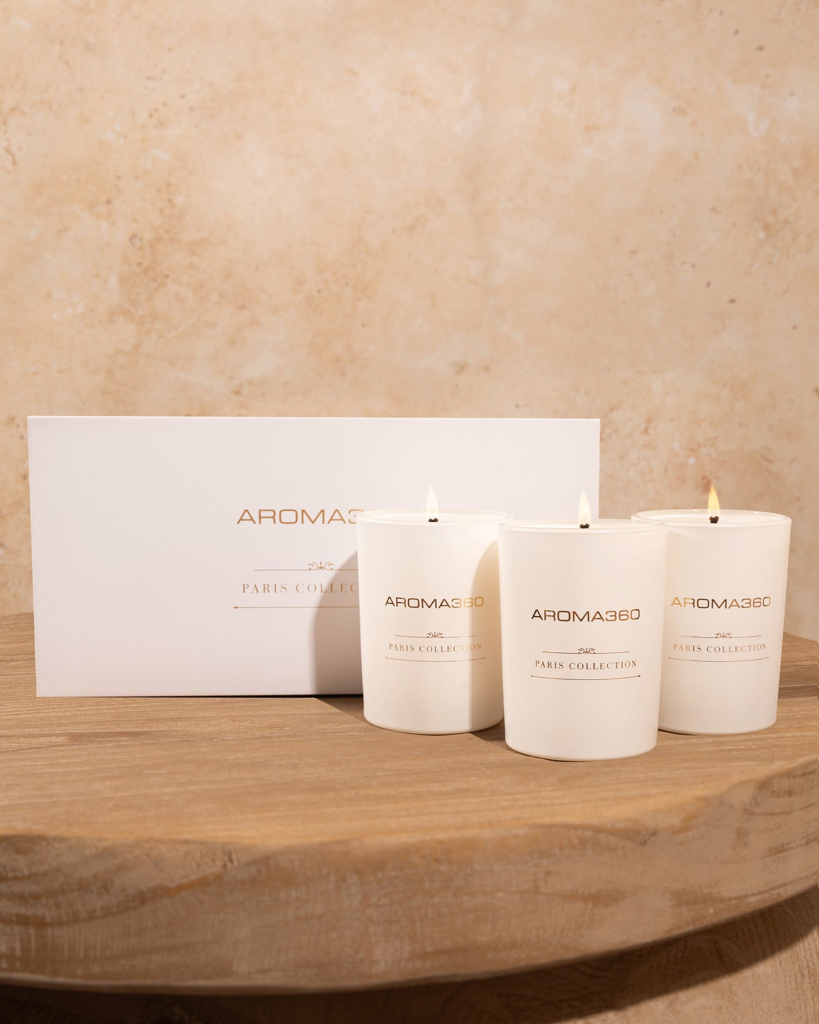 Paris Collection Candle Trio Pure Luxury Fragrance