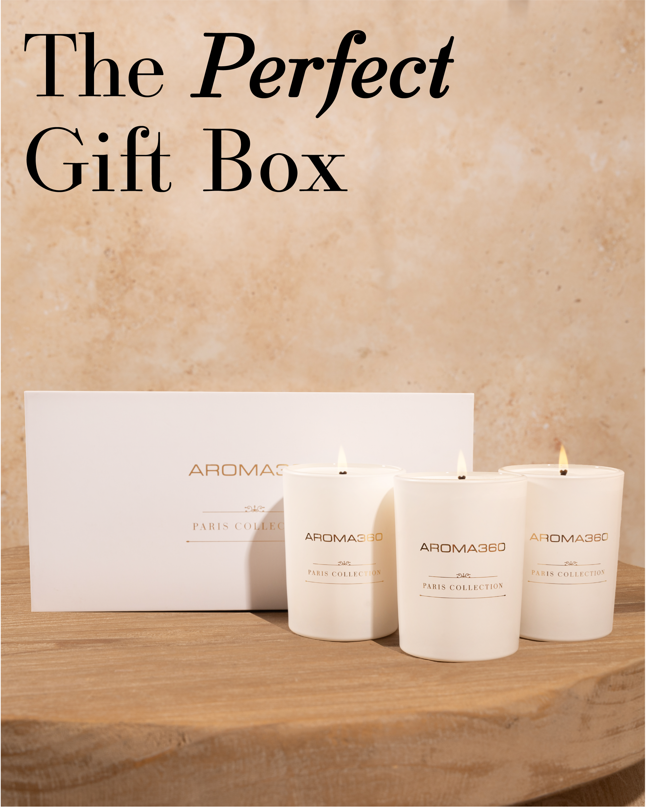 Paris Collection Candle Trio Pure Luxury Fragrance