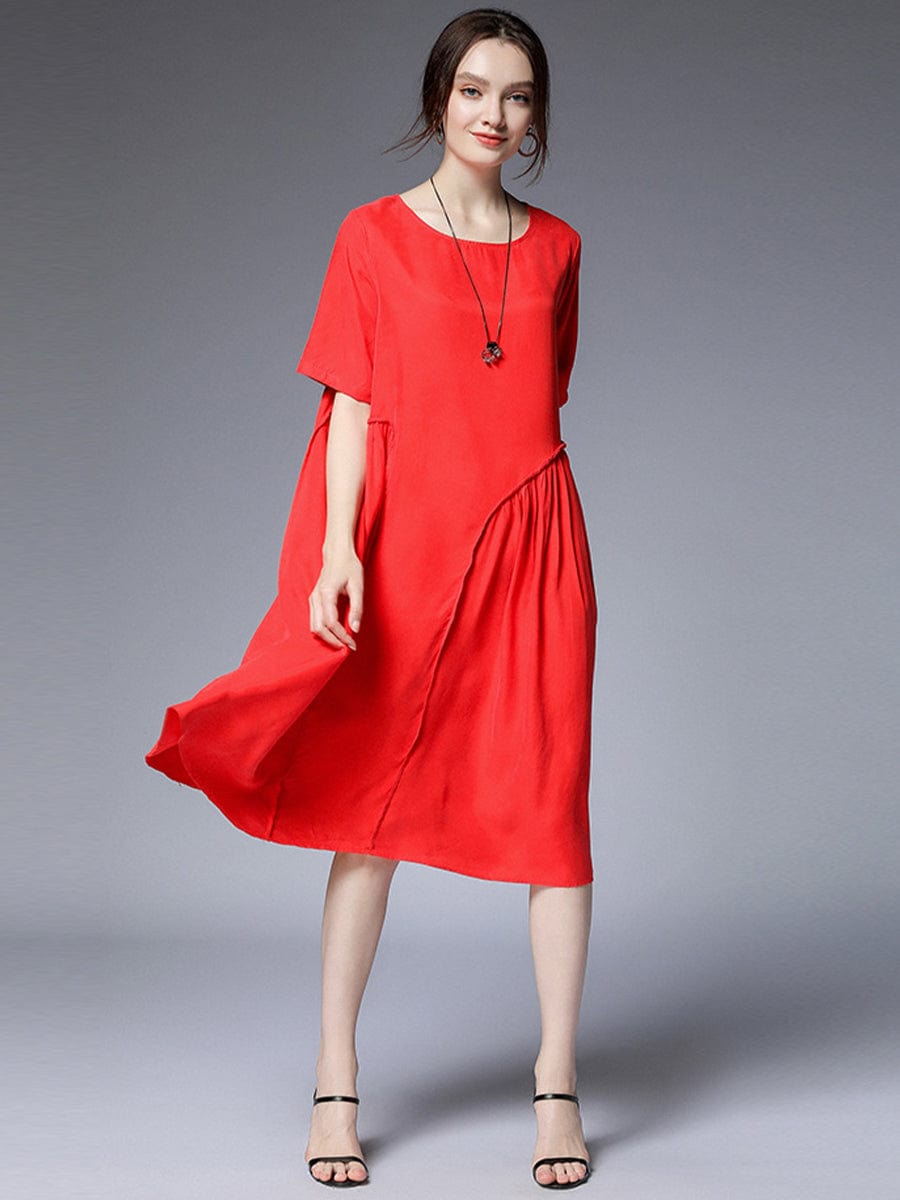 Asymmetrical Hem Dress