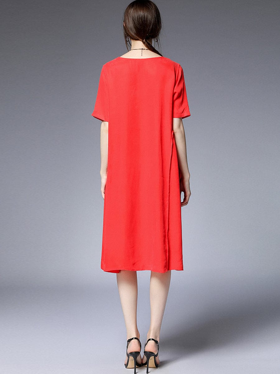 Asymmetrical Hem Dress