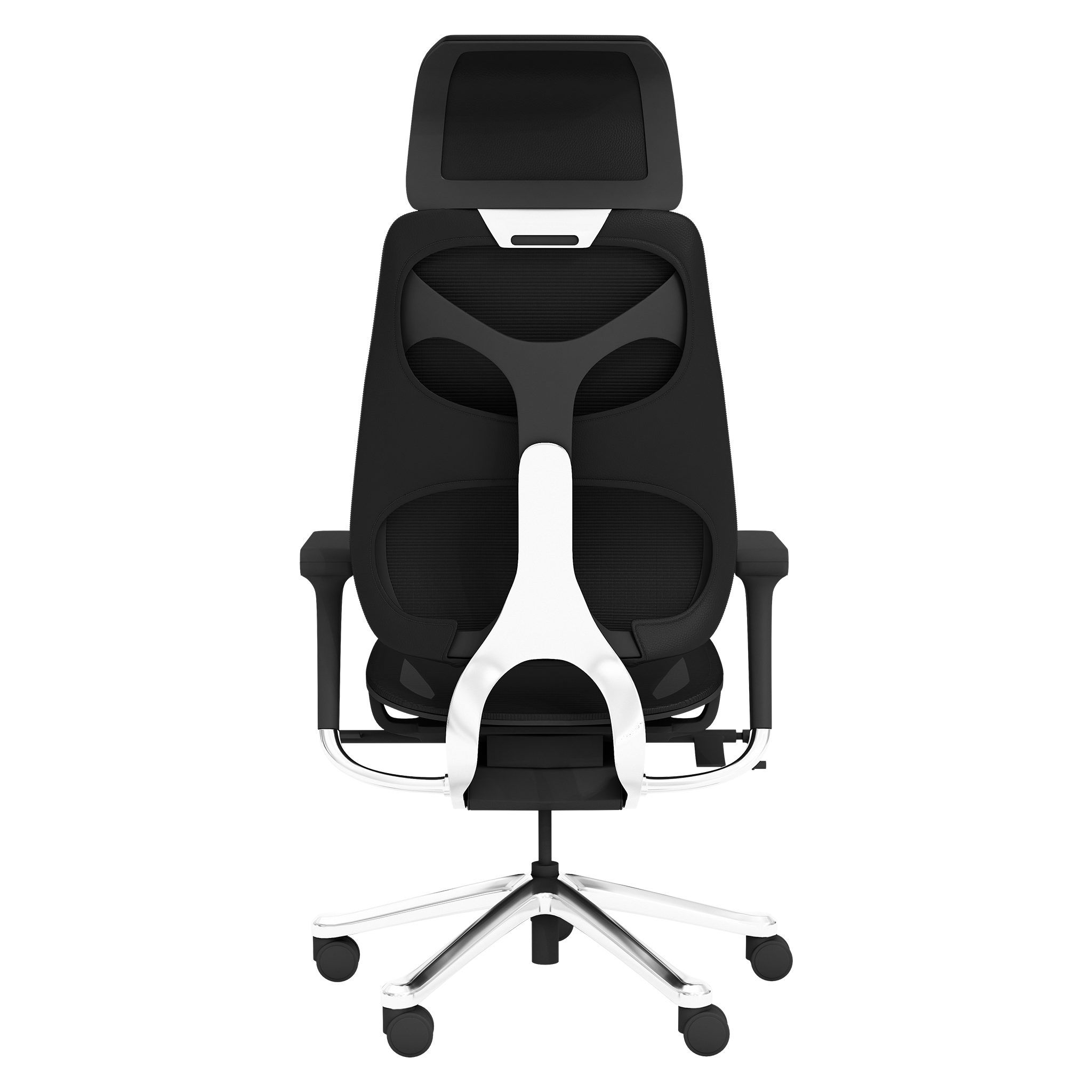 Silla gaming de malla PhantomX con logotipo profesional de Bull Riders Bull Head Shield
