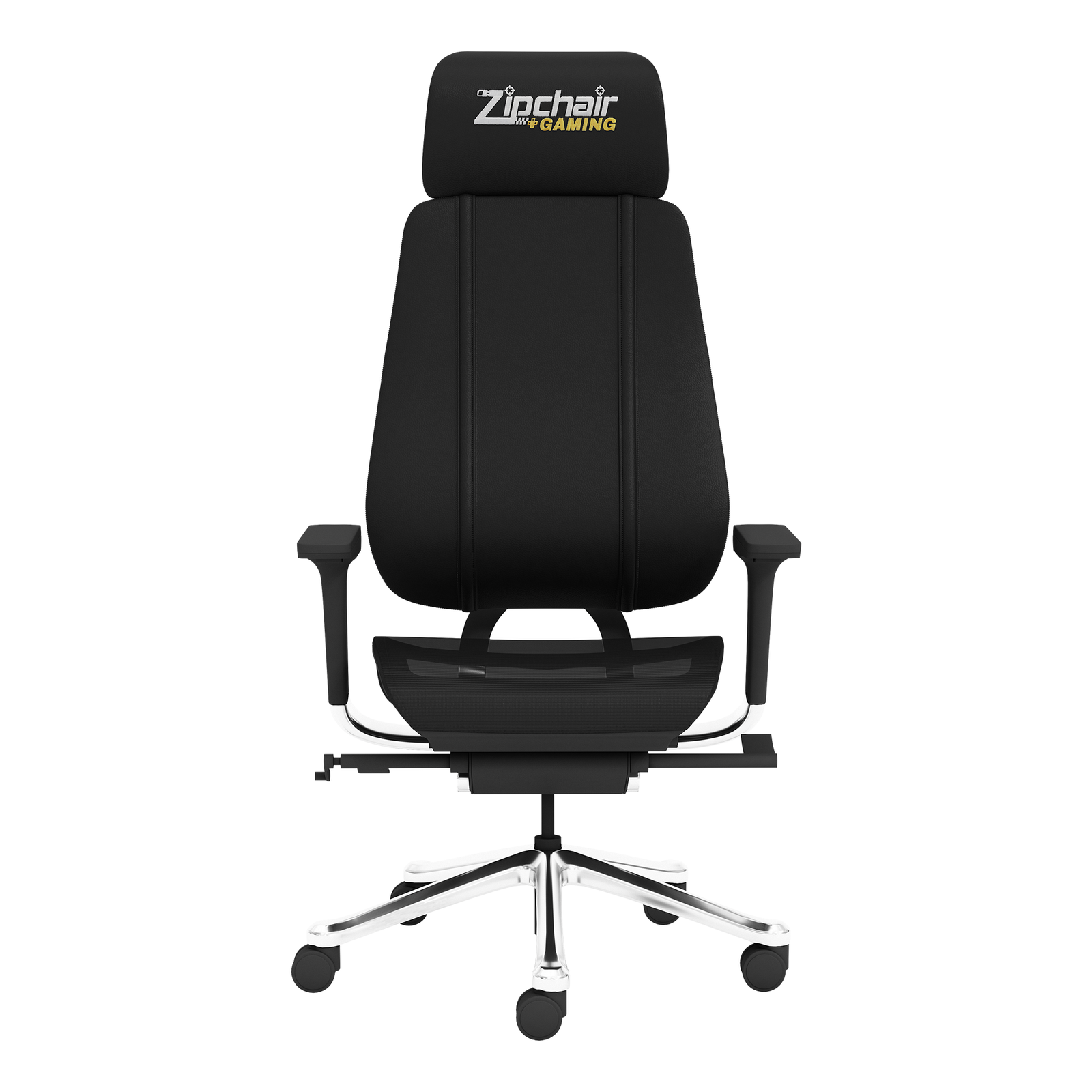 Silla gaming de malla PhantomX con logotipo profesional de Bull Riders Bull Head Shield