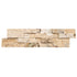 Philadelphia Ledger 3D Panel 6"x24" Natural Travertine Wall Tile - Full Truckload