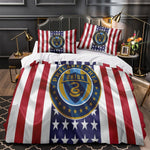 Juego de ropa de cama Philadelphia Union, funda nórdica sin relleno