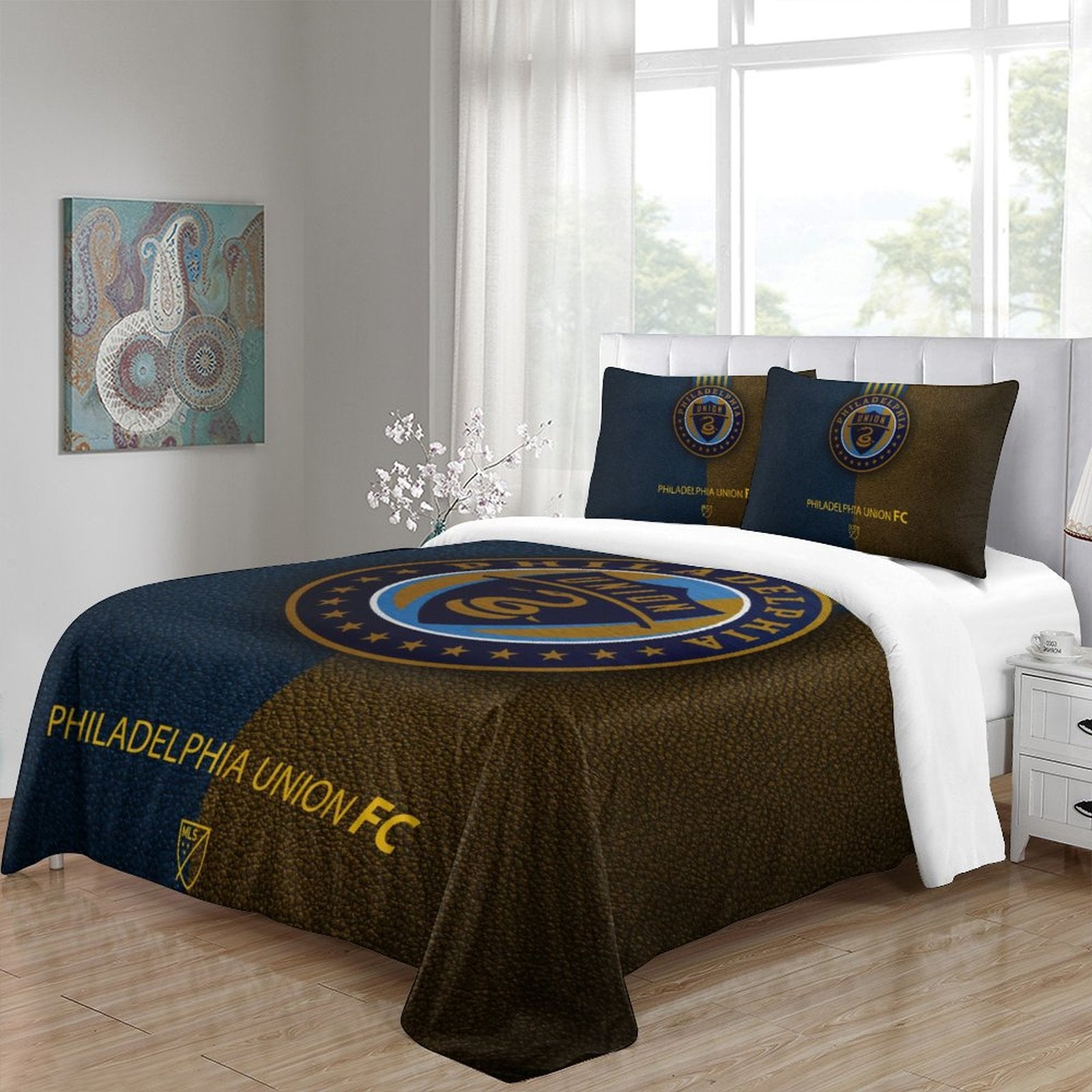 Juego de ropa de cama Philadelphia Union, funda nórdica sin relleno