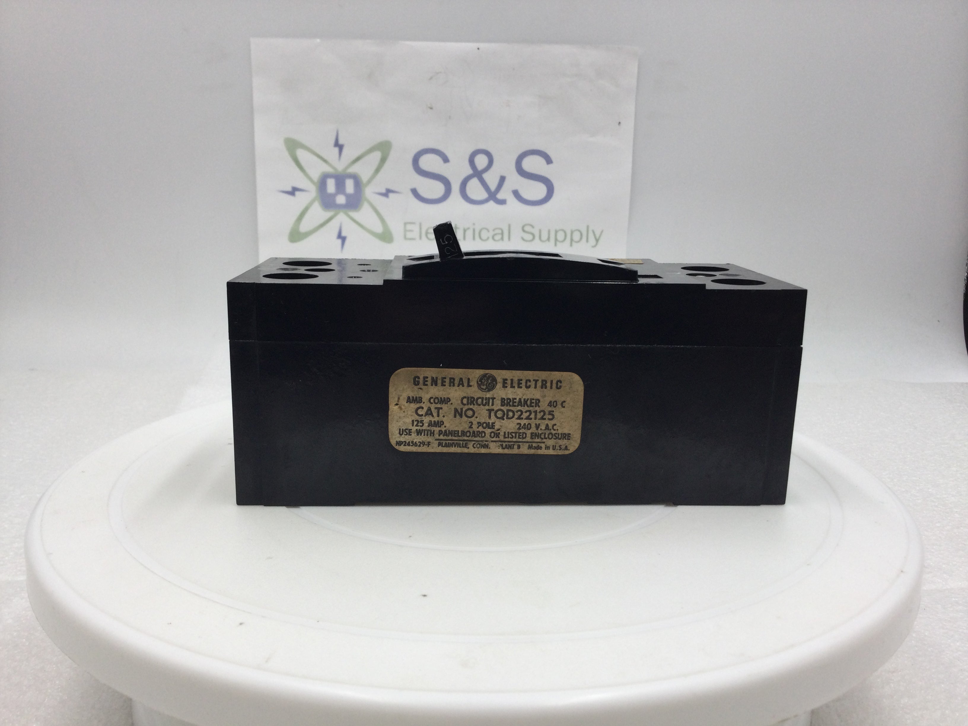 General Electric TQD22125 125 Amp 2 Pole 240 Vac Circuit Breaker