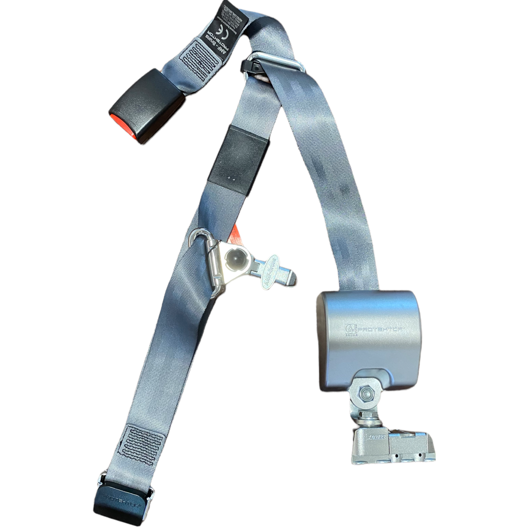 Subconjunto de ocupante AMF Bruns, cinturón de hombro retractor, ajuste manual de altura | H 470 254