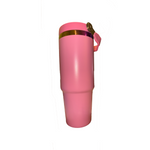 Rainbow Tumbler  in Teal, Light Pink, Light Purple, Bright Pink with Flip up Straw  30 o
