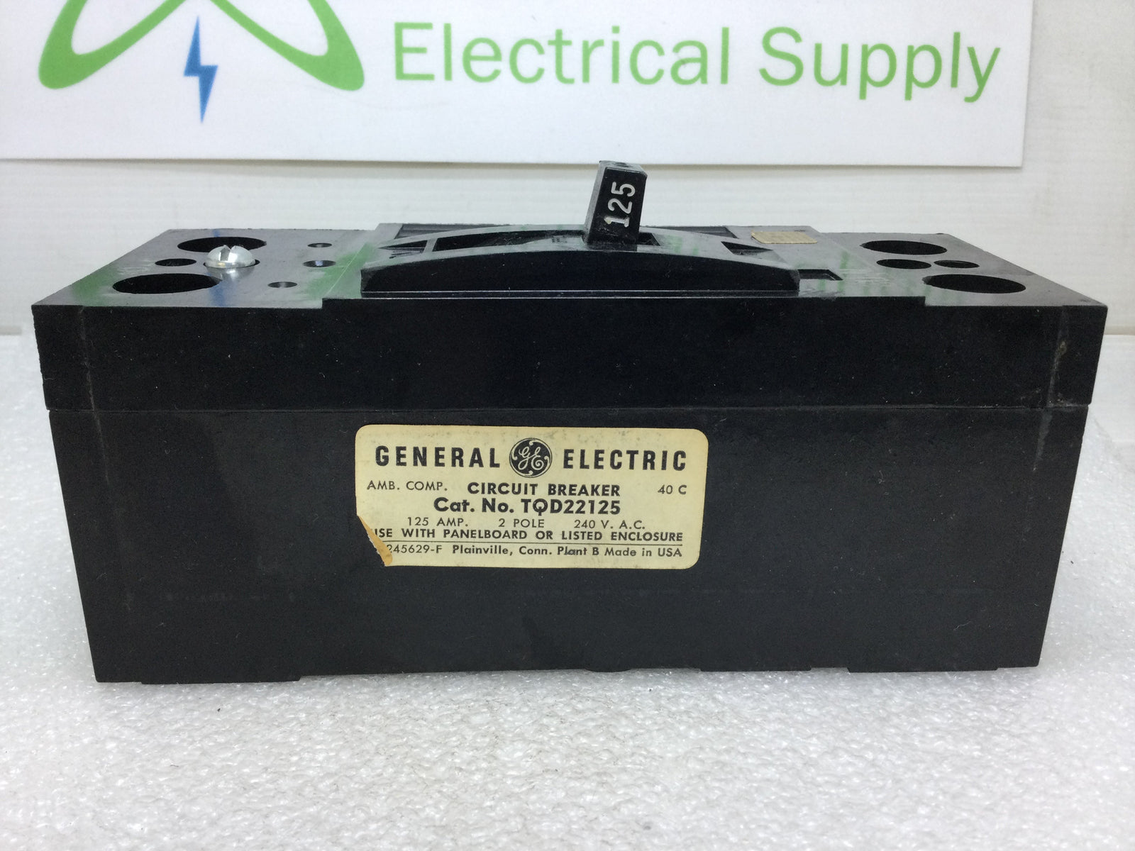 General Electric TQD22125 125 Amp 2 Pole 240 Vac Circuit Breaker